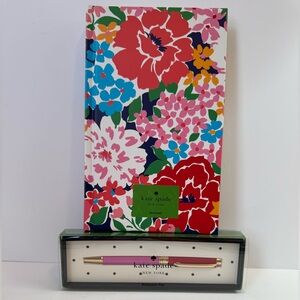 Kate Spade Sunset Blooms Journal and Colorblock Pen Set